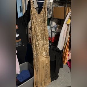 20s Themed Dress with gold sequins and spangles